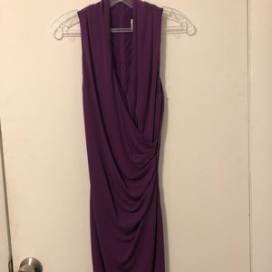 Nicole Miller Ponte “Stefanie” Dress in Purple